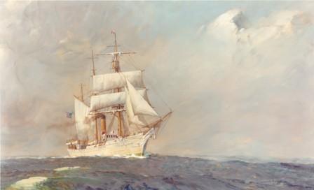 Revenue Cutter Bear on a Bering Sea patrol.