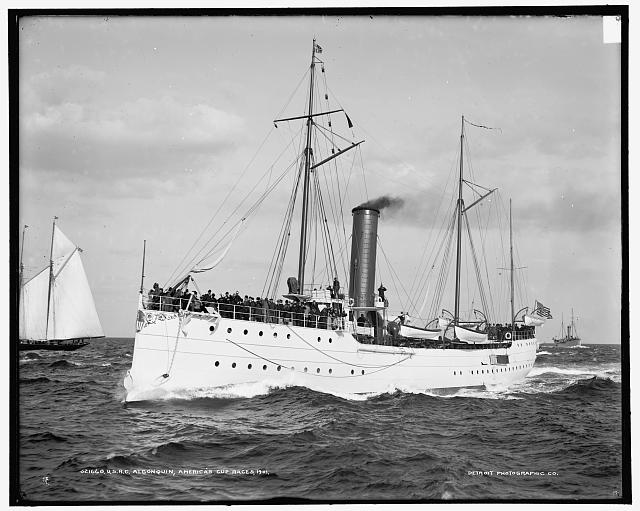 Revenue Cutter Algonquin, which carried a 25 percent Hispanic, crew while home-ported in San Juan, Puerto Rico. (Coast Guard Collection)