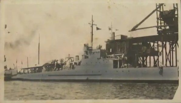 Faded photograph of the Coast Guard Cutter Earp, a former U.S. Navy vessel transferred to the Coast Guard and named for one of the lost crew of the Cutter Tampa. (Wikipedia)