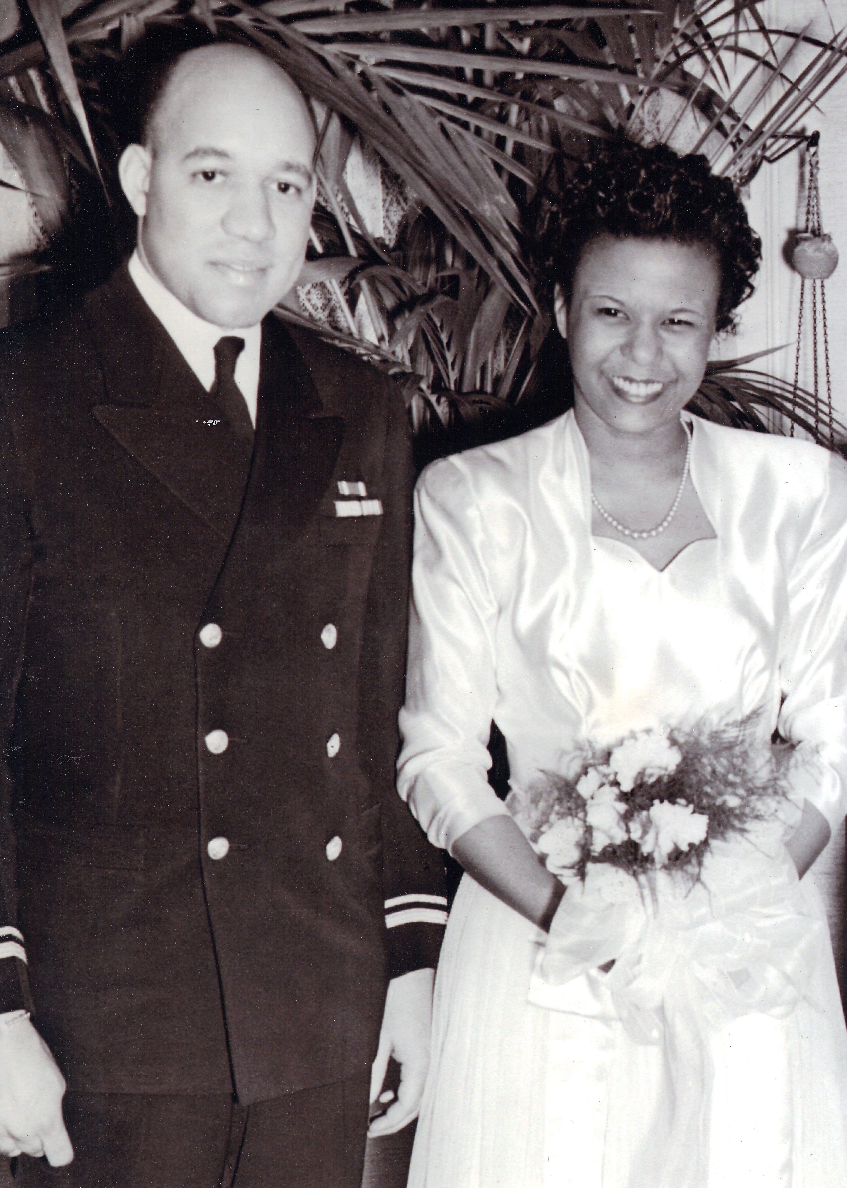 6. Wedding of Joseph and Hertha Jenkins taken in October 1944. (photo courtesy of the Jenkins Family) 6. Wedding of Joseph and Hertha Jenkins taken in October 1944. (photo courtesy of the Jenkins Family)