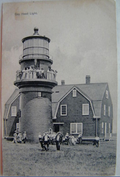 A vintage photo of the Gay Head Lighthouse circa 1913 (Courtesy of Wikipedia)